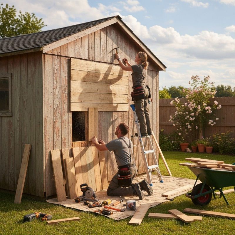 Weather Damage Repairs For Sheds, Barns, And Gazebos