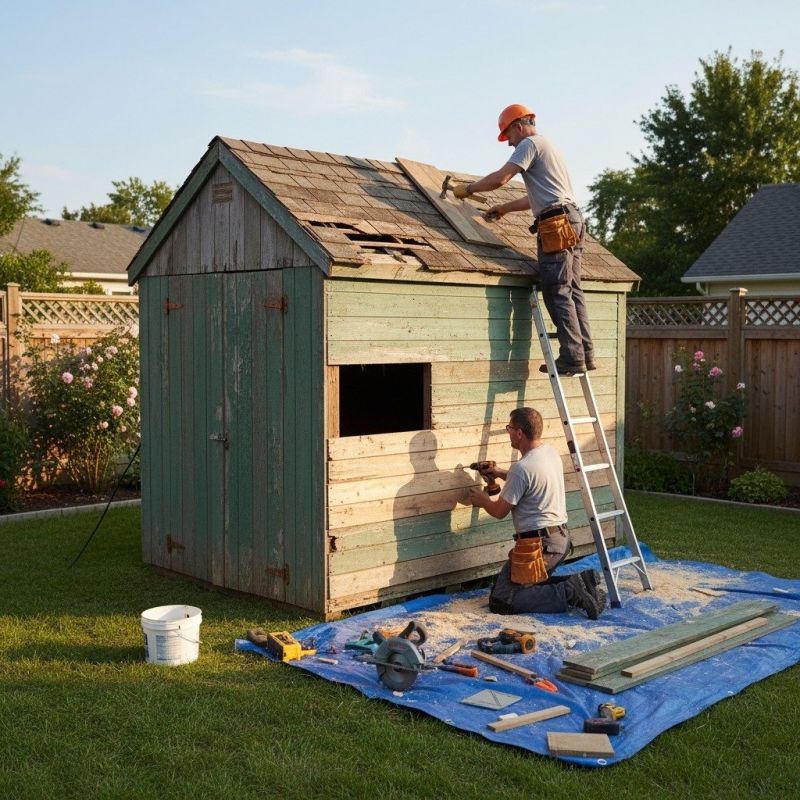Wooden Carport Repair in Wilmington, NC