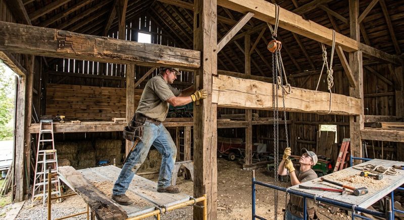 Barn Beam Reconstruction